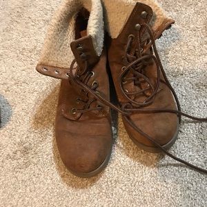 Brown boots
